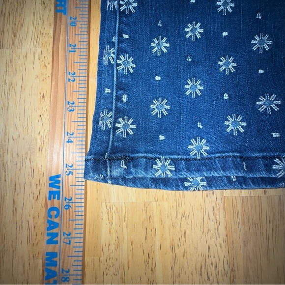 Anthropologie Pilcro embroidered Women's high rise cropped bootcut size 29 Jeans - Picture 14 of 14